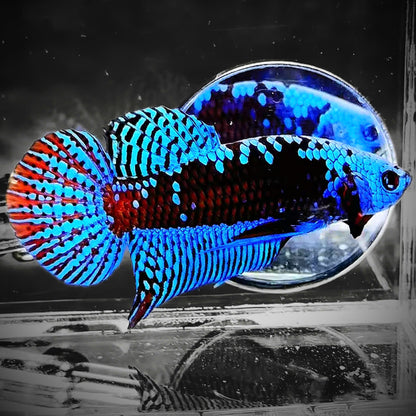 Blue Samurai Alien Wild Male Betta Fish