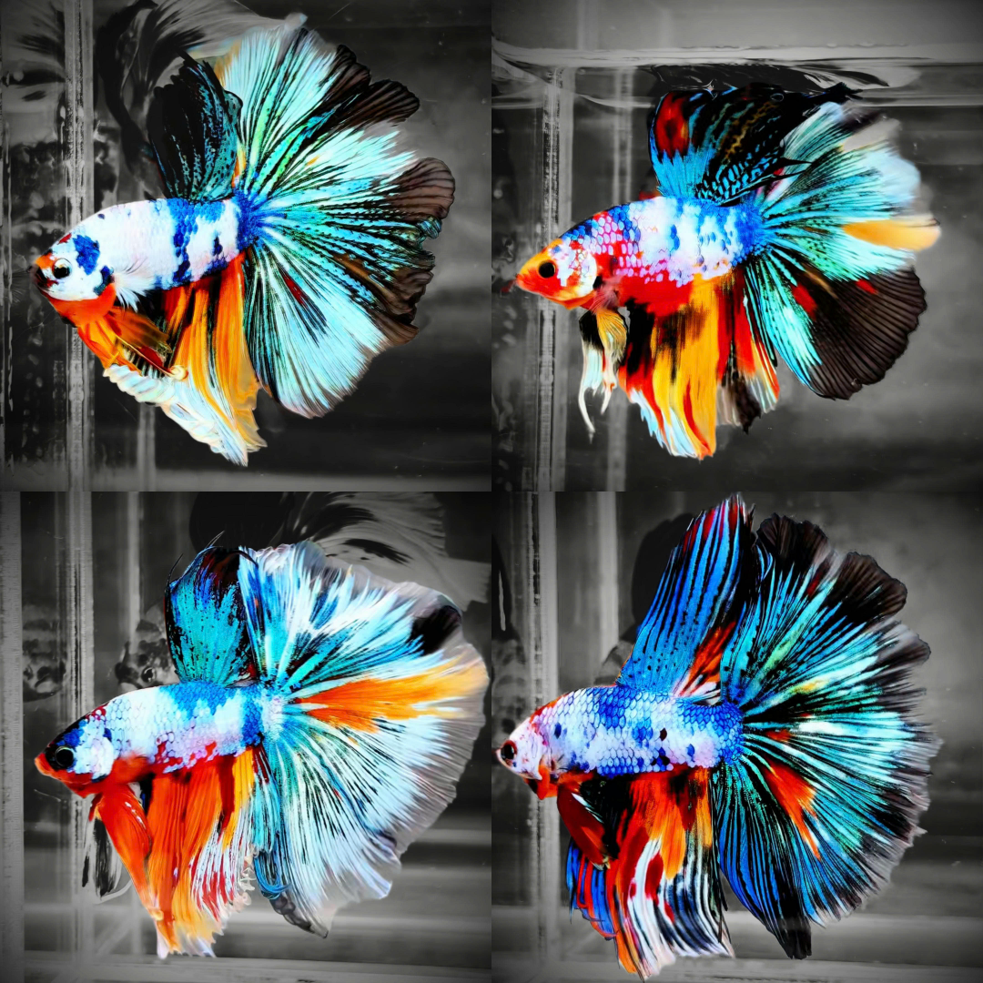 Fancy Halfmoon Male Betta Fish High Grade