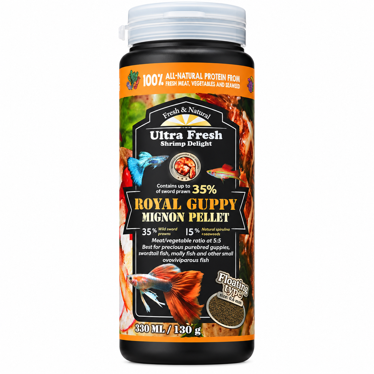 Ultra Fresh Royal Guppy Mignon Pellet